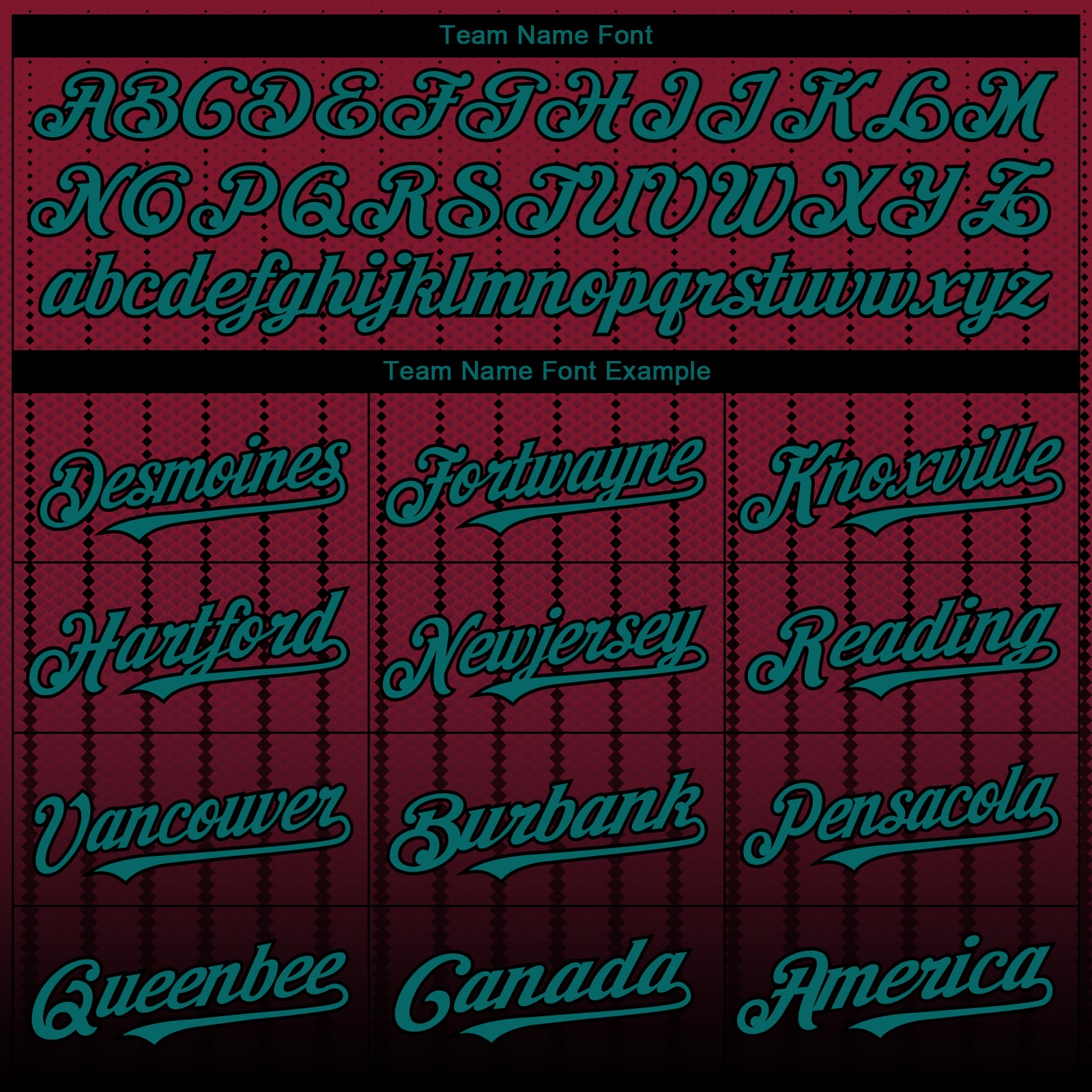 Custom Crimson Teal-Black 3D Pattern Design Gradient Geometric Shape Authentic Baseball Jersey