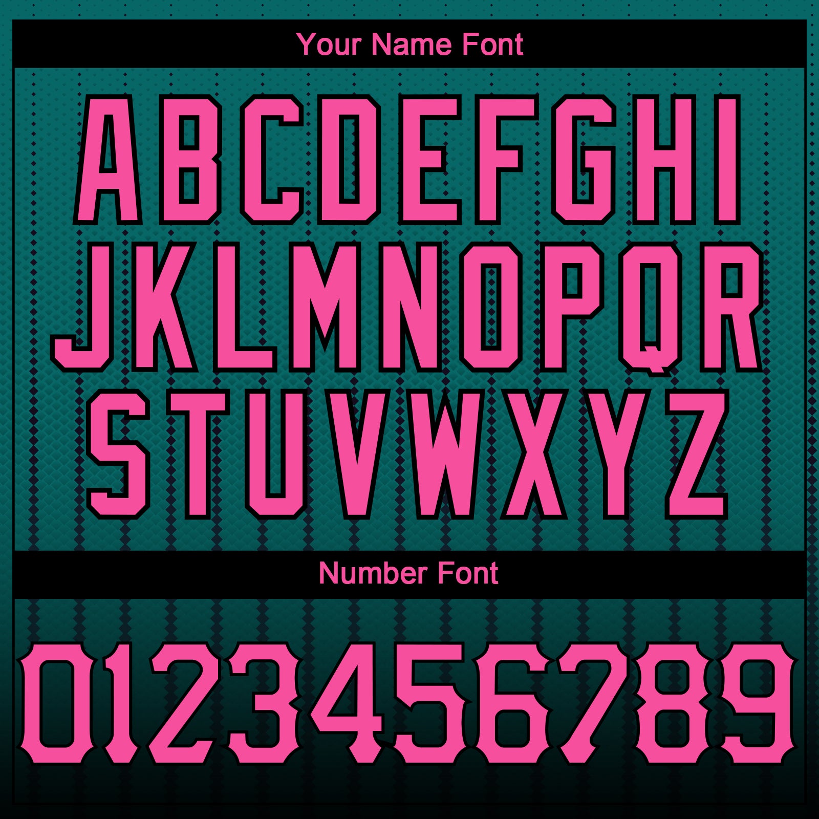 Custom Teal Pink-Black 3D Pattern Design Gradient Geometric Shape Authentic Baseball Jersey