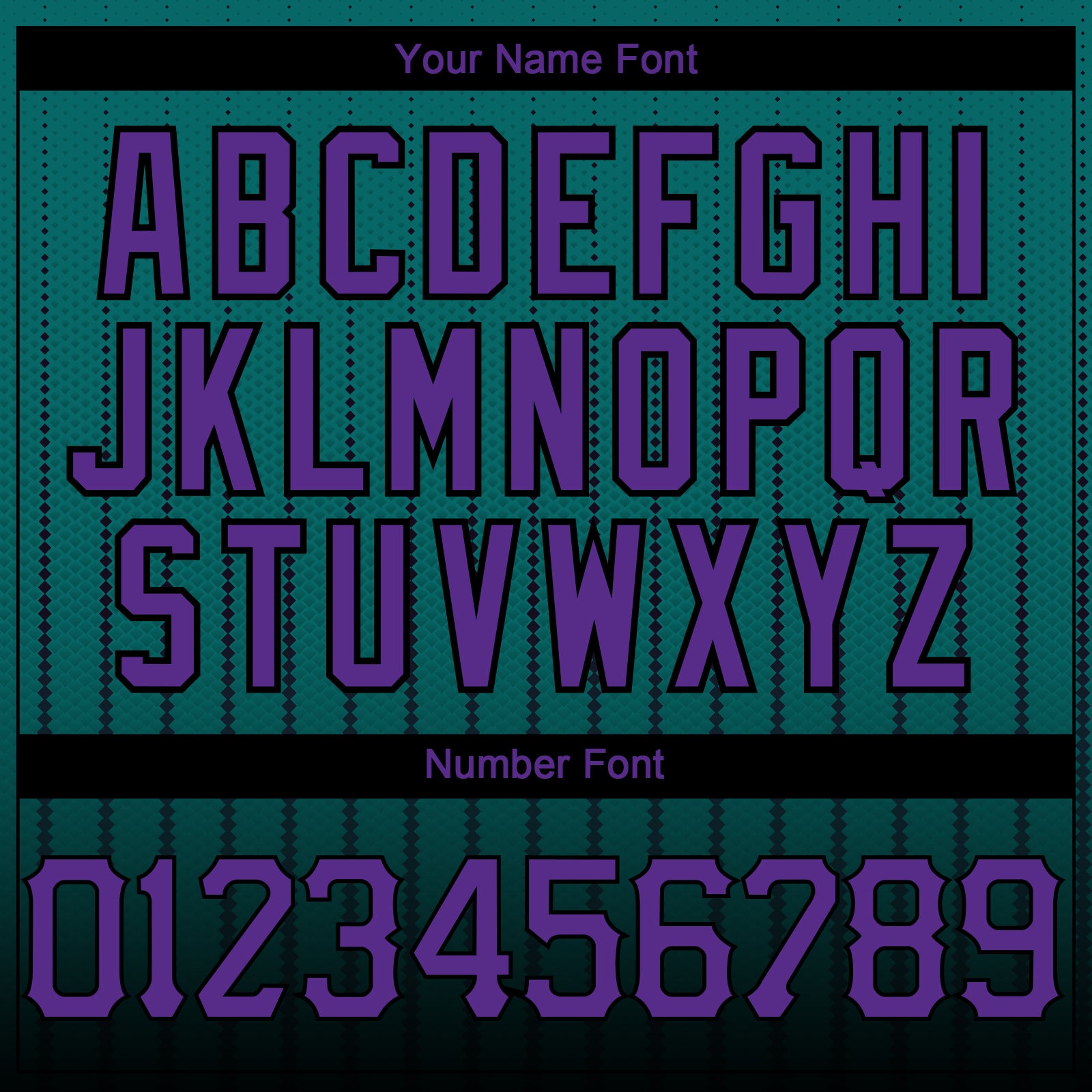 Custom Teal Purple-Black 3D Pattern Design Gradient Geometric Shape Authentic Baseball Jersey