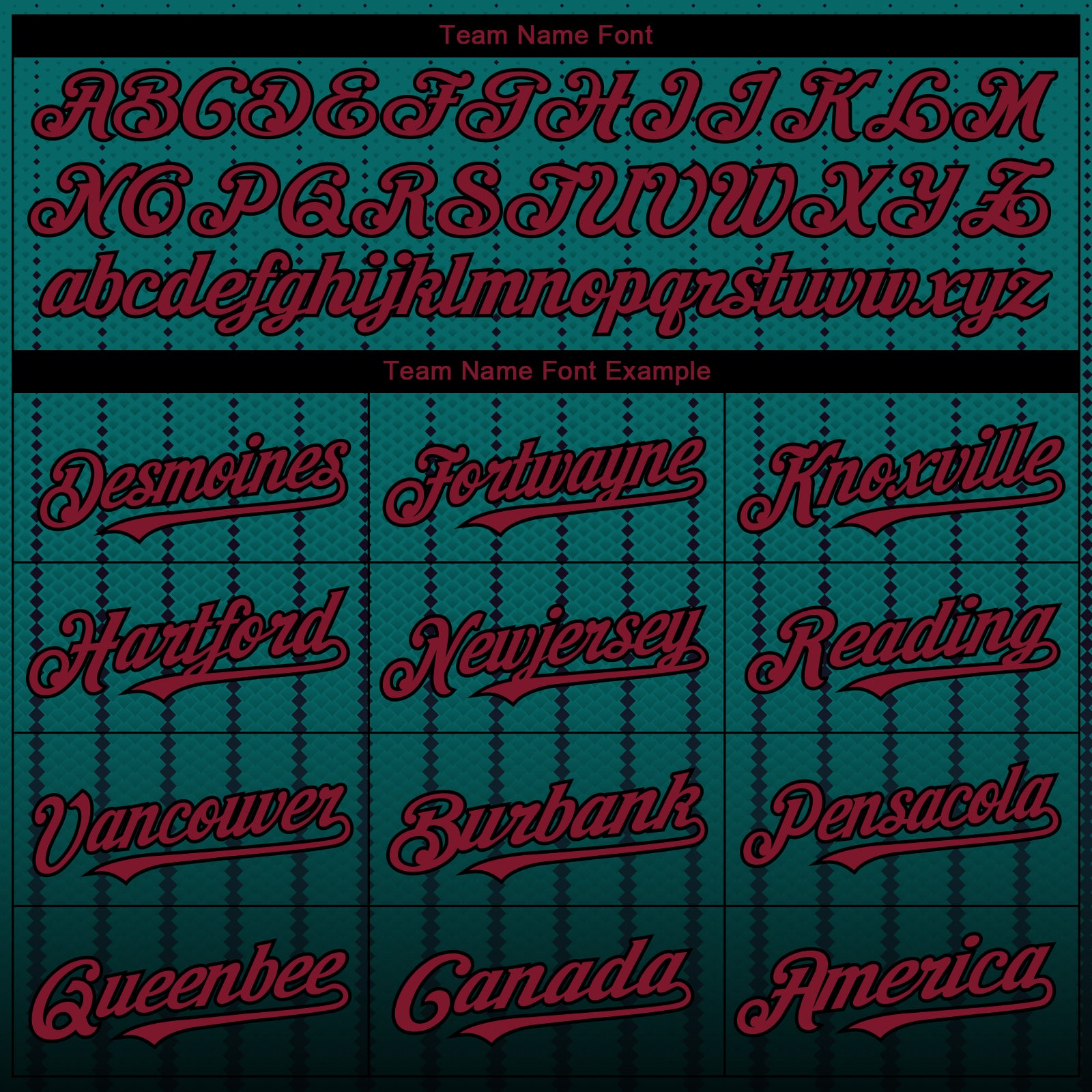 Custom Teal Crimson-Black 3D Pattern Design Gradient Geometric Shape Authentic Baseball Jersey