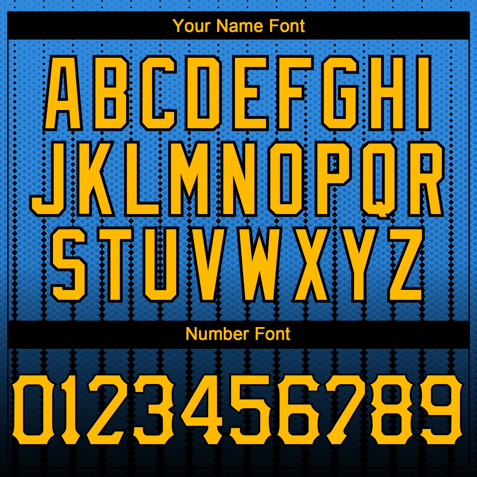 Custom Electric Blue Gold-Black 3D Pattern Design Gradient Geometric Shape Authentic Baseball Jersey