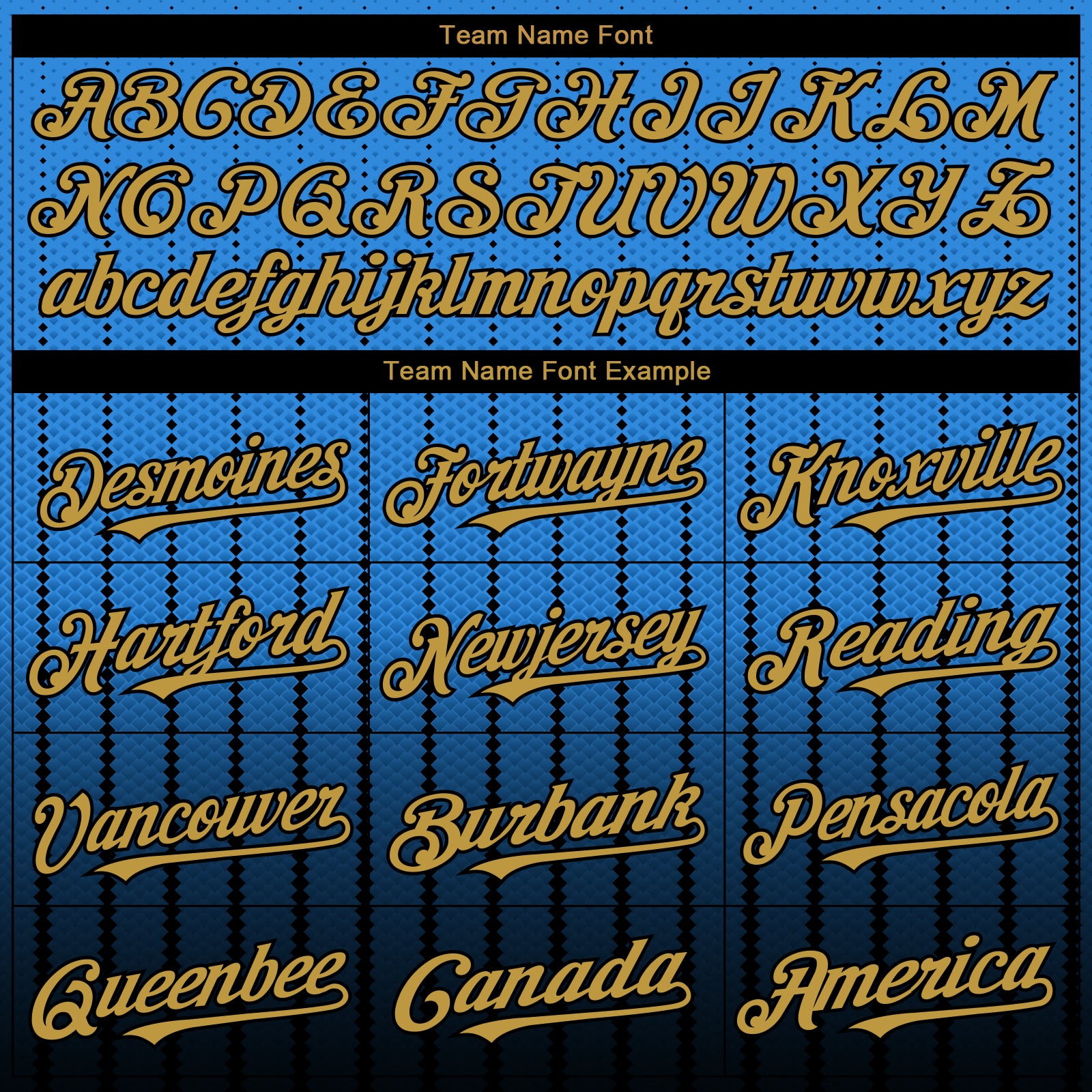 Custom Electric Blue Old Gold-Black 3D Pattern Design Gradient Geometric Shape Authentic Baseball Jersey