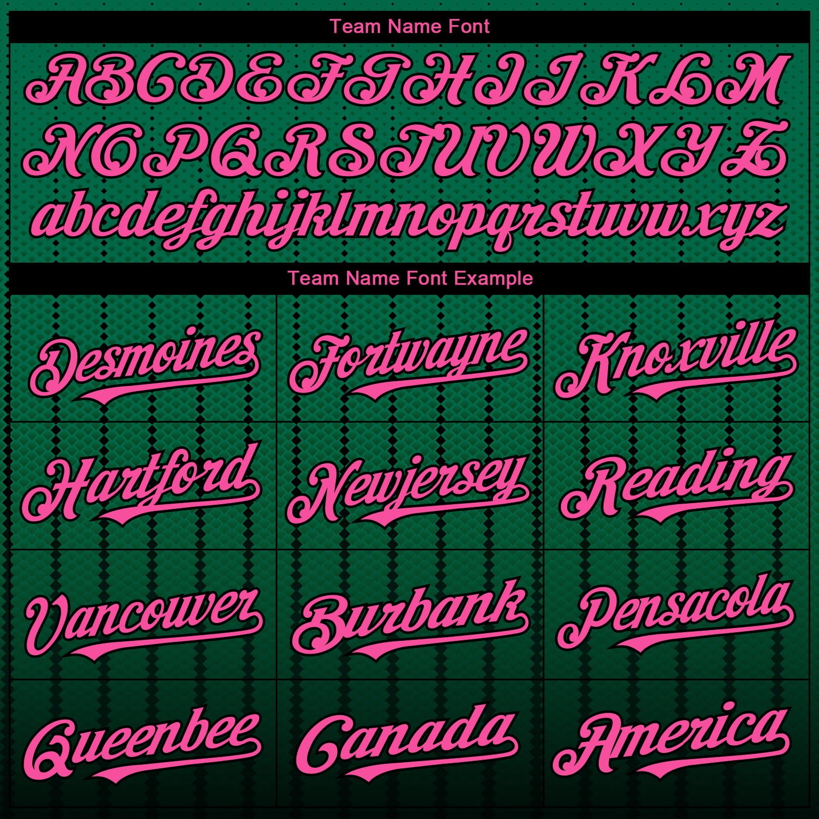 Custom Kelly Green Pink-Black 3D Pattern Design Gradient Geometric Shape Authentic Baseball Jersey