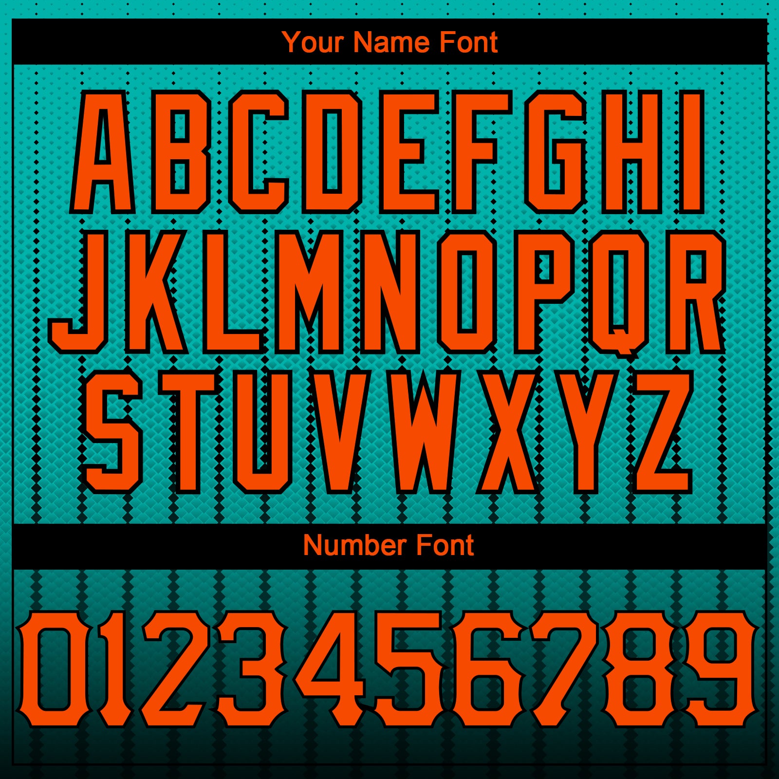 Custom Aqua Orange-Black 3D Pattern Design Gradient Geometric Shape Authentic Baseball Jersey