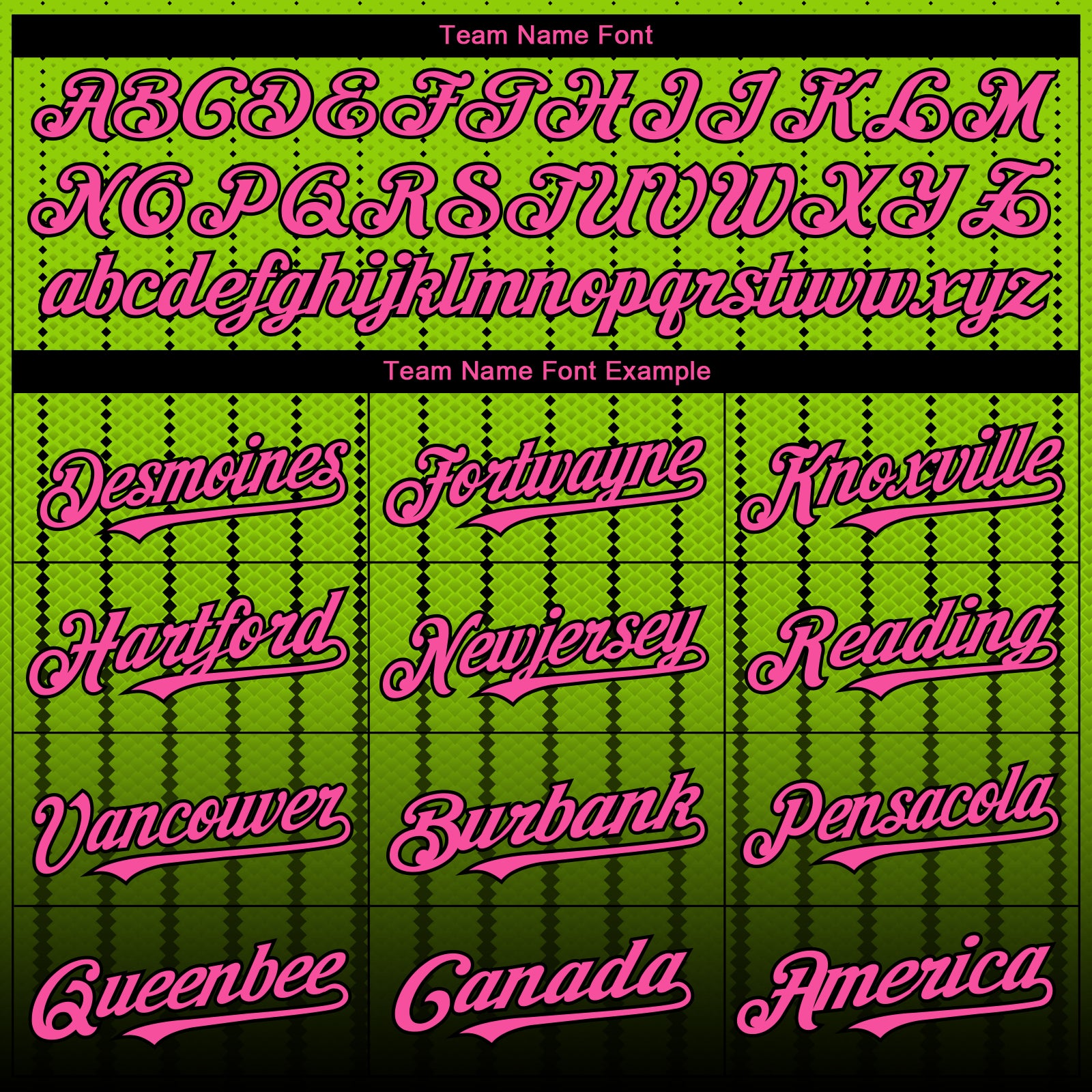 Custom Neon Green Pink-Black 3D Pattern Design Gradient Geometric Shape Authentic Baseball Jersey