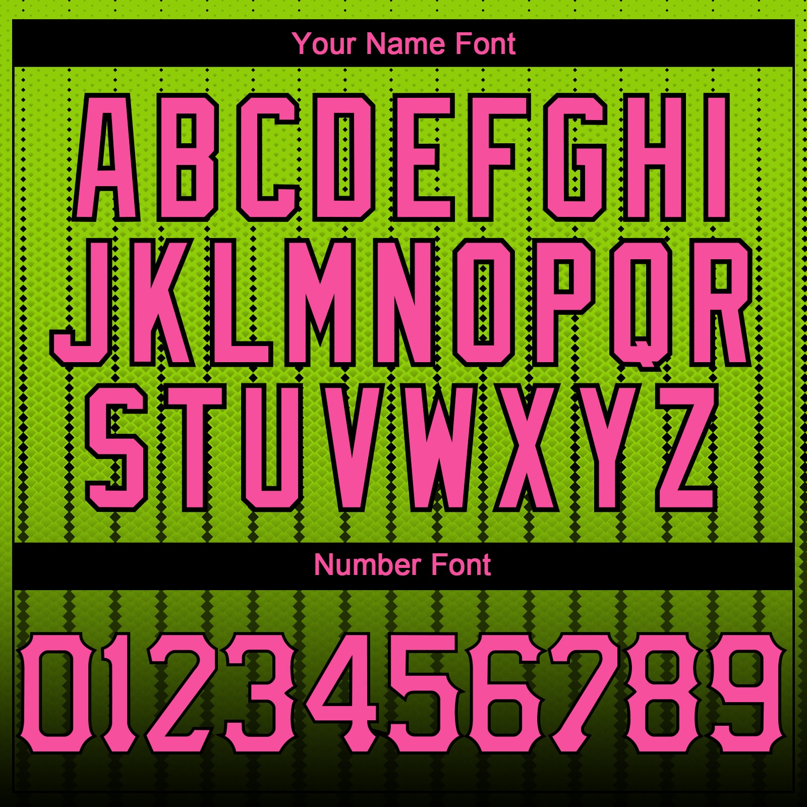 Custom Neon Green Pink-Black 3D Pattern Design Gradient Geometric Shape Authentic Baseball Jersey