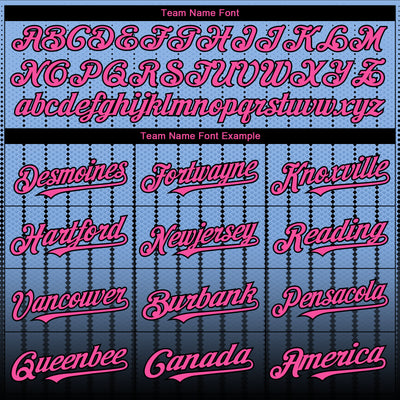 Custom Light Blue Pink-Black 3D Pattern Design Gradient Geometric Shape Authentic Baseball Jersey