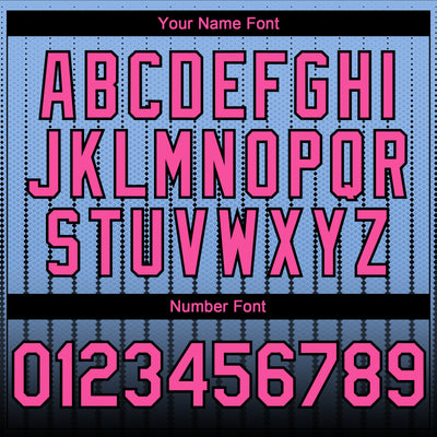 Custom Light Blue Pink-Black 3D Pattern Design Gradient Geometric Shape Authentic Baseball Jersey