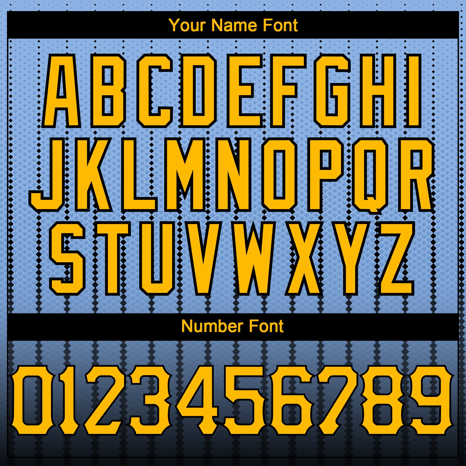 Custom Light Blue Gold-Black 3D Pattern Design Gradient Geometric Shape Authentic Baseball Jersey