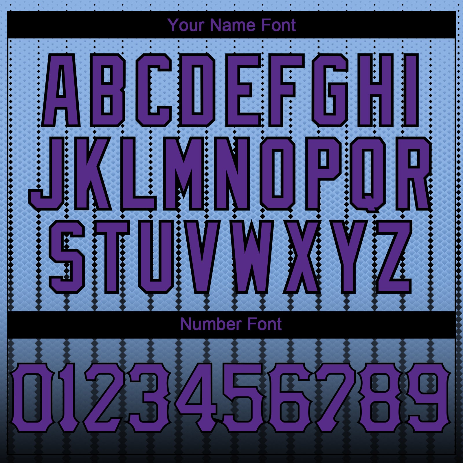 Custom Light Blue Purple-Black 3D Pattern Design Gradient Geometric Shape Authentic Baseball Jersey