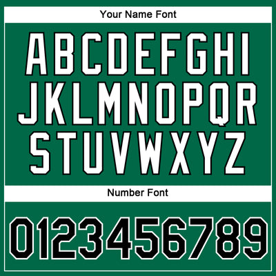 Custom Kelly Green Black-White 3D Pattern Design Gradient Style Twinkle Star Performance T-Shirt