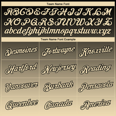 Custom Black Cream 3D Pattern Design Gradient Style Twinkle Star Performance T-Shirt