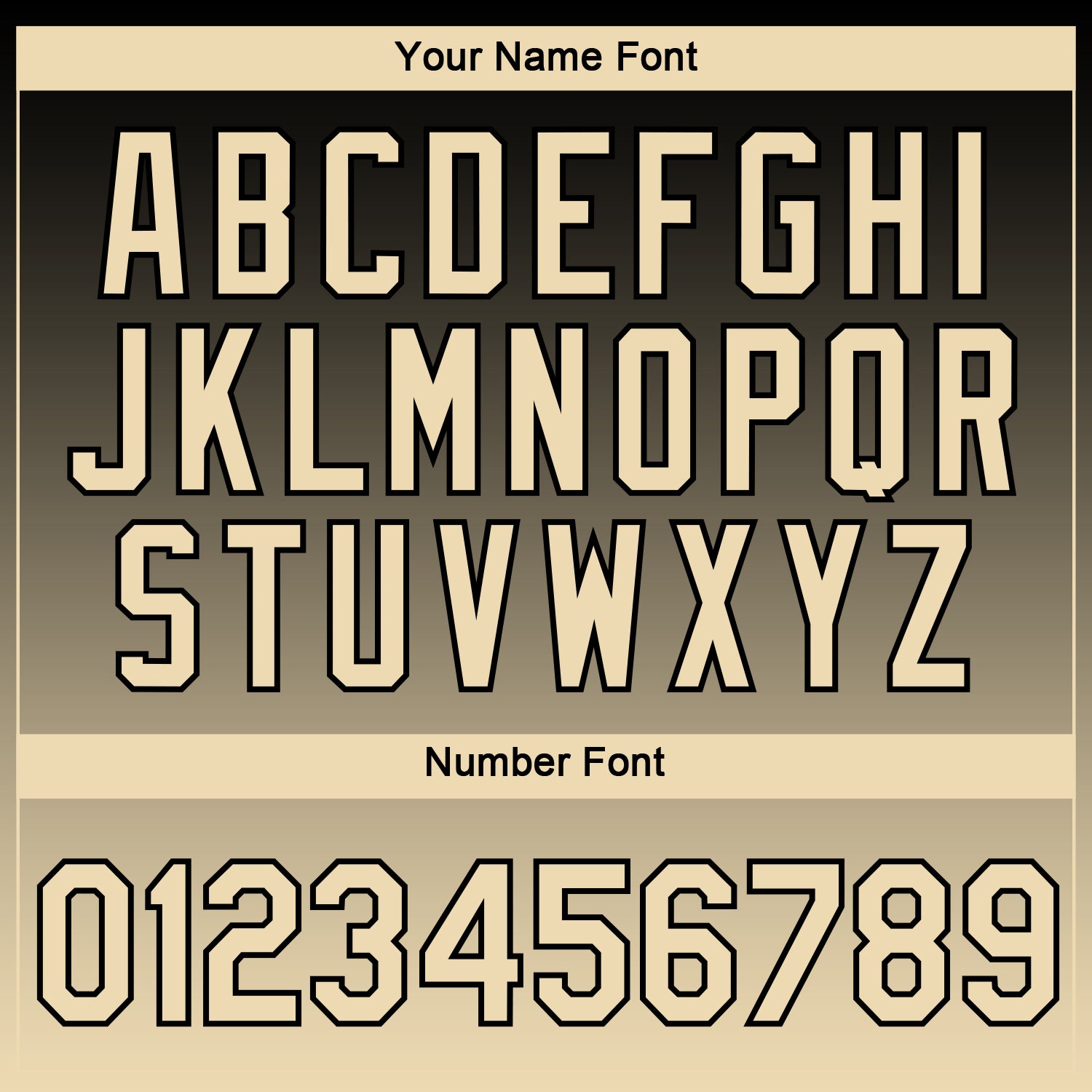 Custom Black Cream 3D Pattern Design Gradient Style Twinkle Star Performance T-Shirt