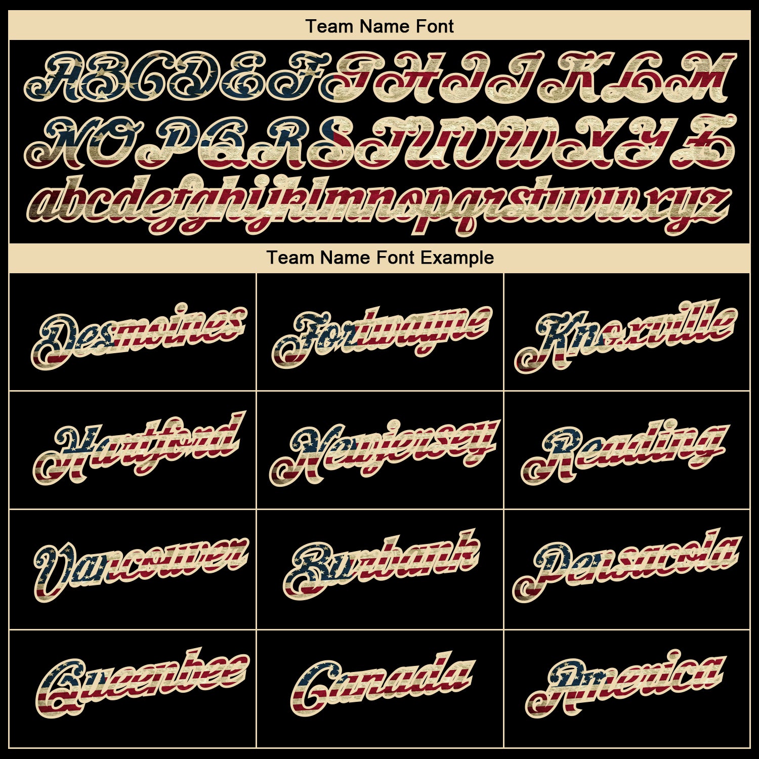 Custom Black Vintage USA Flag Crimson-Cream 3D Pattern Design Gradient Style Twinkle Star Performance T-Shirt