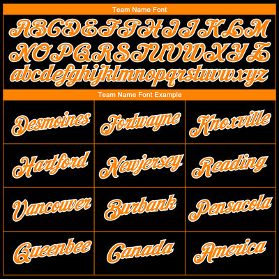 Custom Black Bay Orange-White 3D Pattern Design Gradient Style Twinkle Star Performance T-Shirt