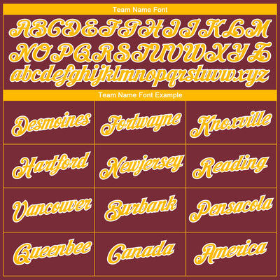 Custom Burgundy Gold-White 3D Pattern Design Gradient Style Twinkle Star Performance T-Shirt