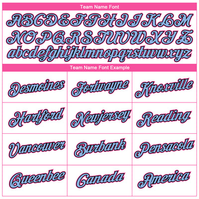 Custom White Light Blue Black-Pink 3D Pattern Design Gradient Style Twinkle Star Performance T-Shirt