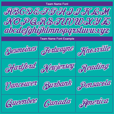 Custom Aqua Purple-White 3D Pattern Design Gradient Style Twinkle Star Performance T-Shirt