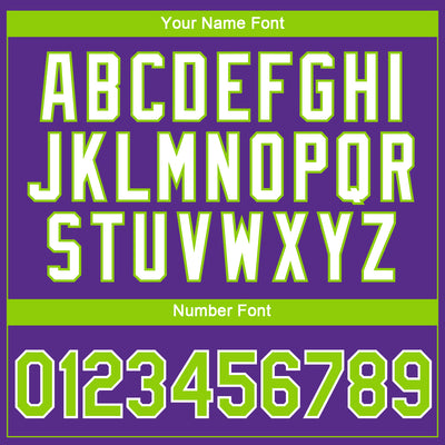 Custom Purple Neon Green-White 3D Pattern Design Gradient Style Twinkle Star Performance T-Shirt