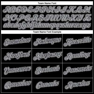 Custom Black Gray-White 3D Pattern Design Gradient Style Twinkle Star Performance T-Shirt