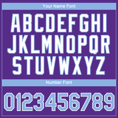 Custom Purple Light Blue-White 3D Pattern Design Gradient Style Twinkle Star Performance T-Shirt