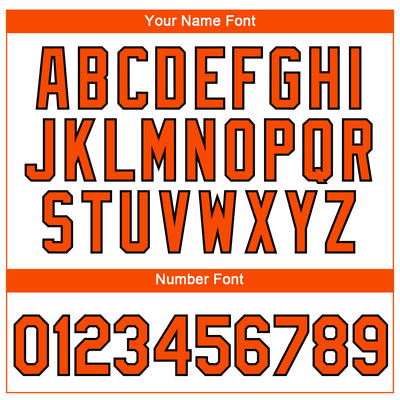 Custom White Orange-Black 3D Pattern Design Gradient Style Twinkle Star Performance T-Shirt