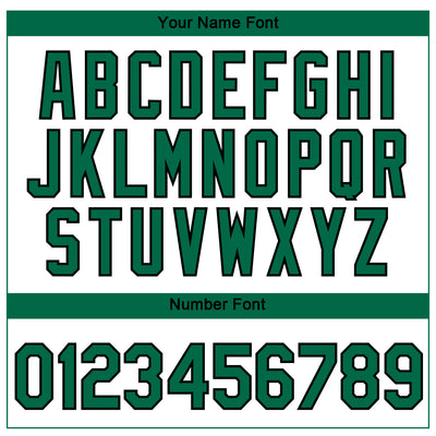 Custom White Kelly Green-Black 3D Pattern Design Gradient Style Twinkle Star Performance T-Shirt