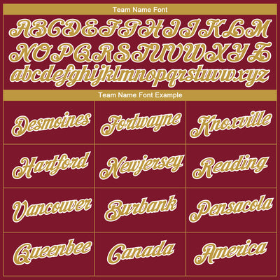 Custom Crimson Old Gold-White 3D Pattern Design Gradient Style Twinkle Star Performance T-Shirt