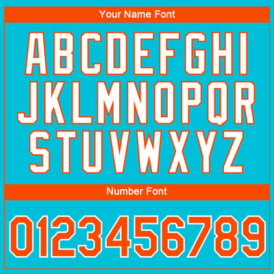 Custom Lakes Blue Orange-White 3D Pattern Design Gradient Style Twinkle Star Performance T-Shirt