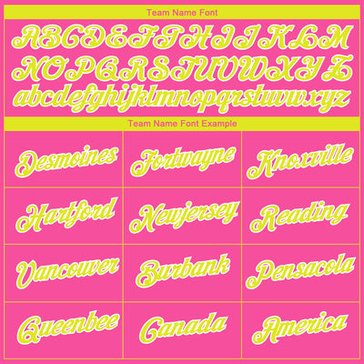 Custom Pink Neon Yellow-White 3D Pattern Design Gradient Style Twinkle Star Performance T-Shirt