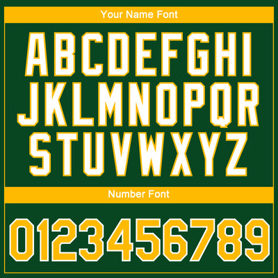 Custom Green Gold-White 3D Pattern Design Gradient Style Twinkle Star Performance T-Shirt