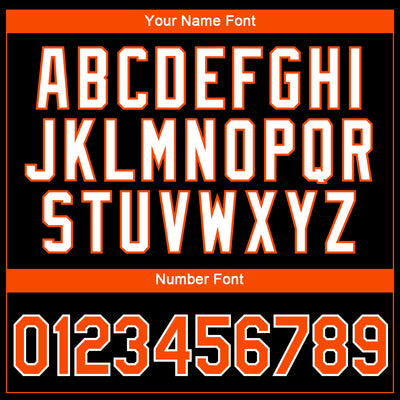 Custom Black Orange-White 3D Pattern Design Gradient Style Twinkle Star Performance T-Shirt