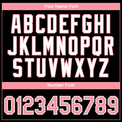 Custom Black Medium Pink-White 3D Pattern Design Gradient Style Twinkle Star Performance T-Shirt