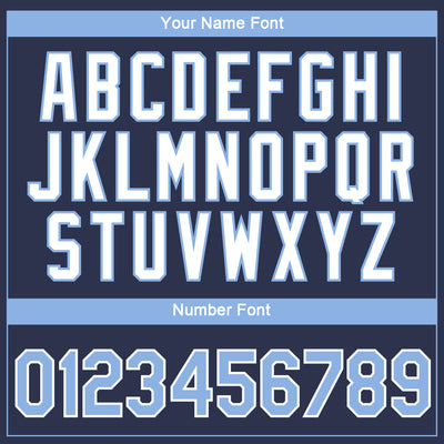 Custom Navy Light Blue-White 3D Pattern Design Gradient Style Twinkle Star Performance T-Shirt