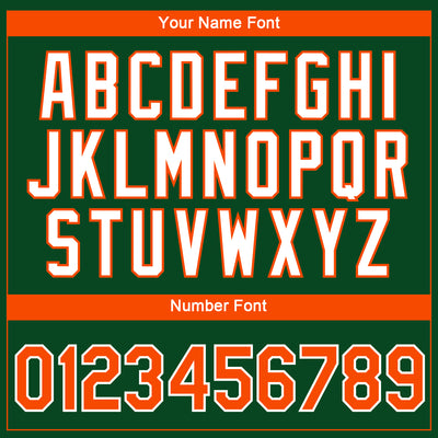 Custom Green Orange-White 3D Pattern Design Gradient Style Twinkle Star Performance T-Shirt