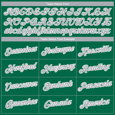 Custom Kelly Green Gray-White 3D Pattern Design Gradient Style Twinkle Star Performance T-Shirt