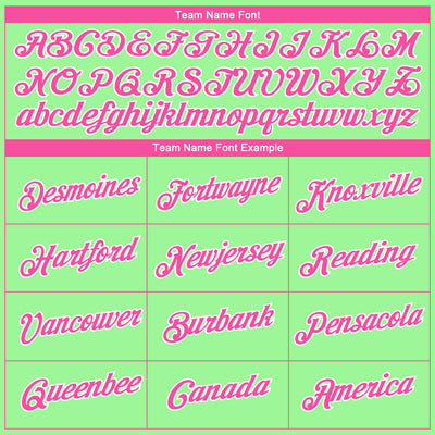 Custom Pea Green Pink-White 3D Pattern Design Gradient Style Twinkle Star Performance T-Shirt