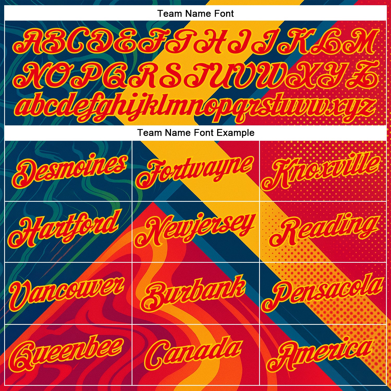 Custom Yellow Fire Red-Blue 3D Pattern Design Spain Marble Sportswear Performance T-Shirt