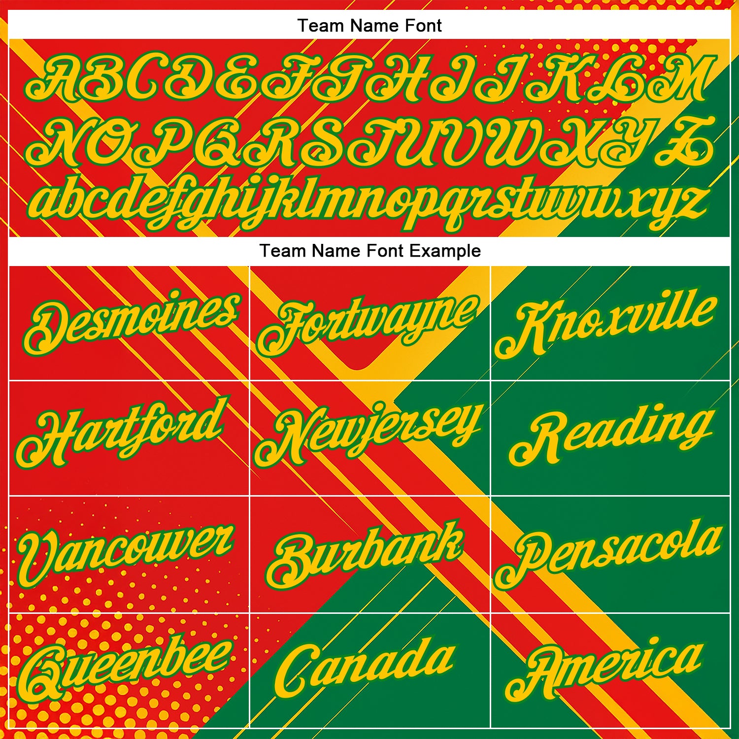 Custom Red Yellow-Grass Green 3D Pattern Design Mexico Brazil Sportswear Performance T-Shirt