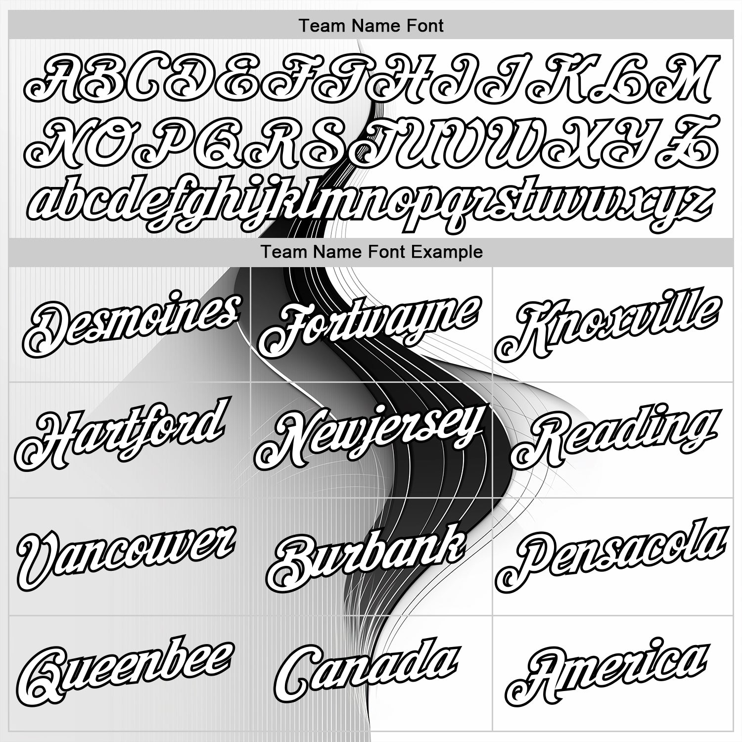 Custom White Black 3D Pattern Design Monochrome Curve Line Sportswear Performance T-Shirt