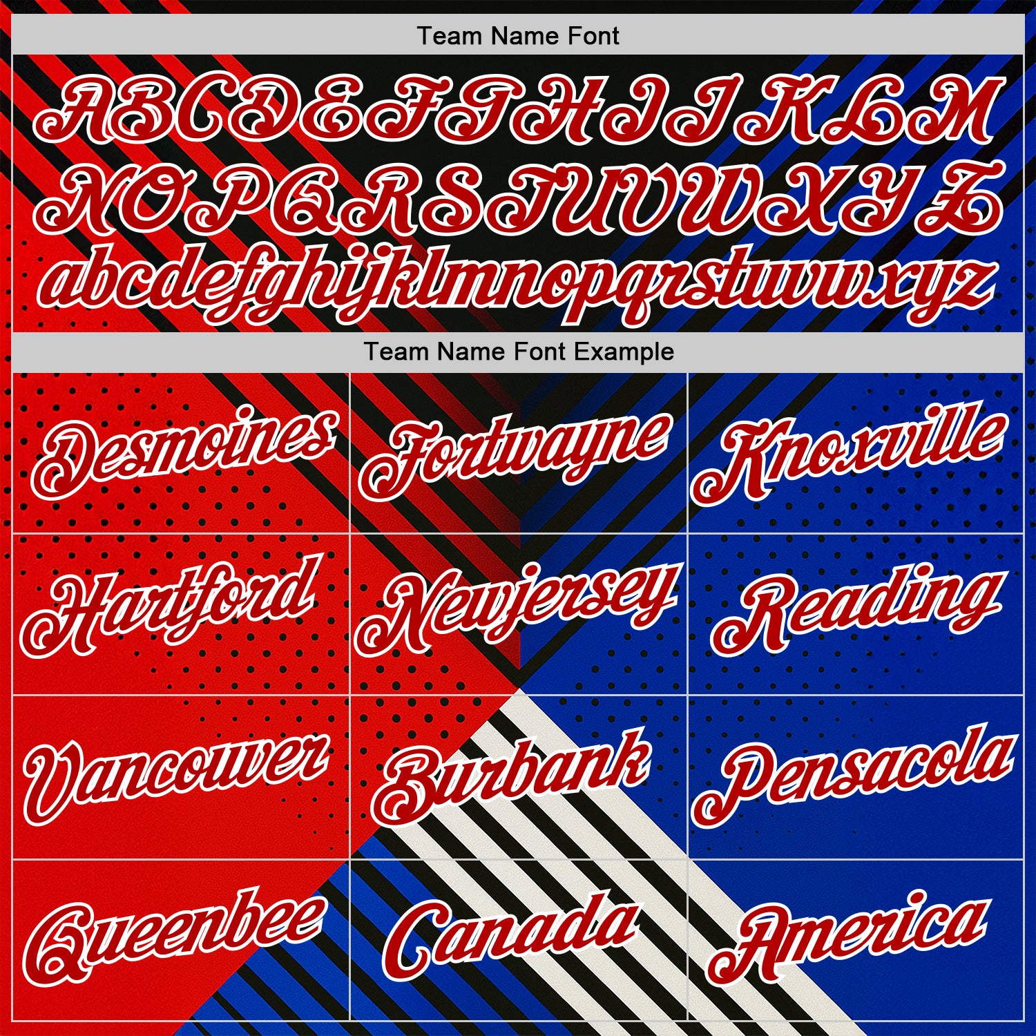 Custom Black Red Blue-White 3D Pattern Design USA Inspired America Sportswear Performance T-Shirt