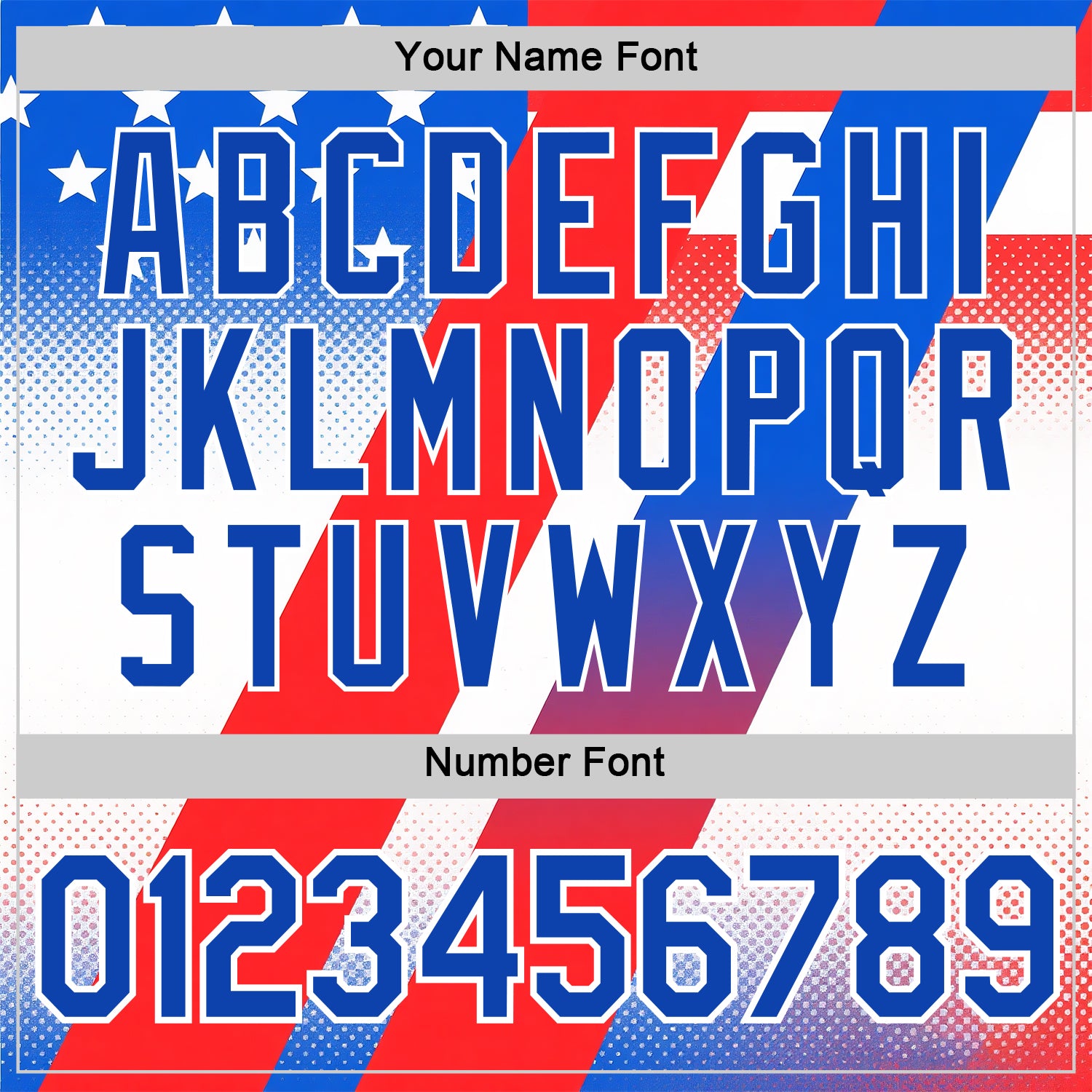 Custom Red Thunder Blue-White 3D Pattern Design USA Inspired America Sportswear Performance T-Shirt