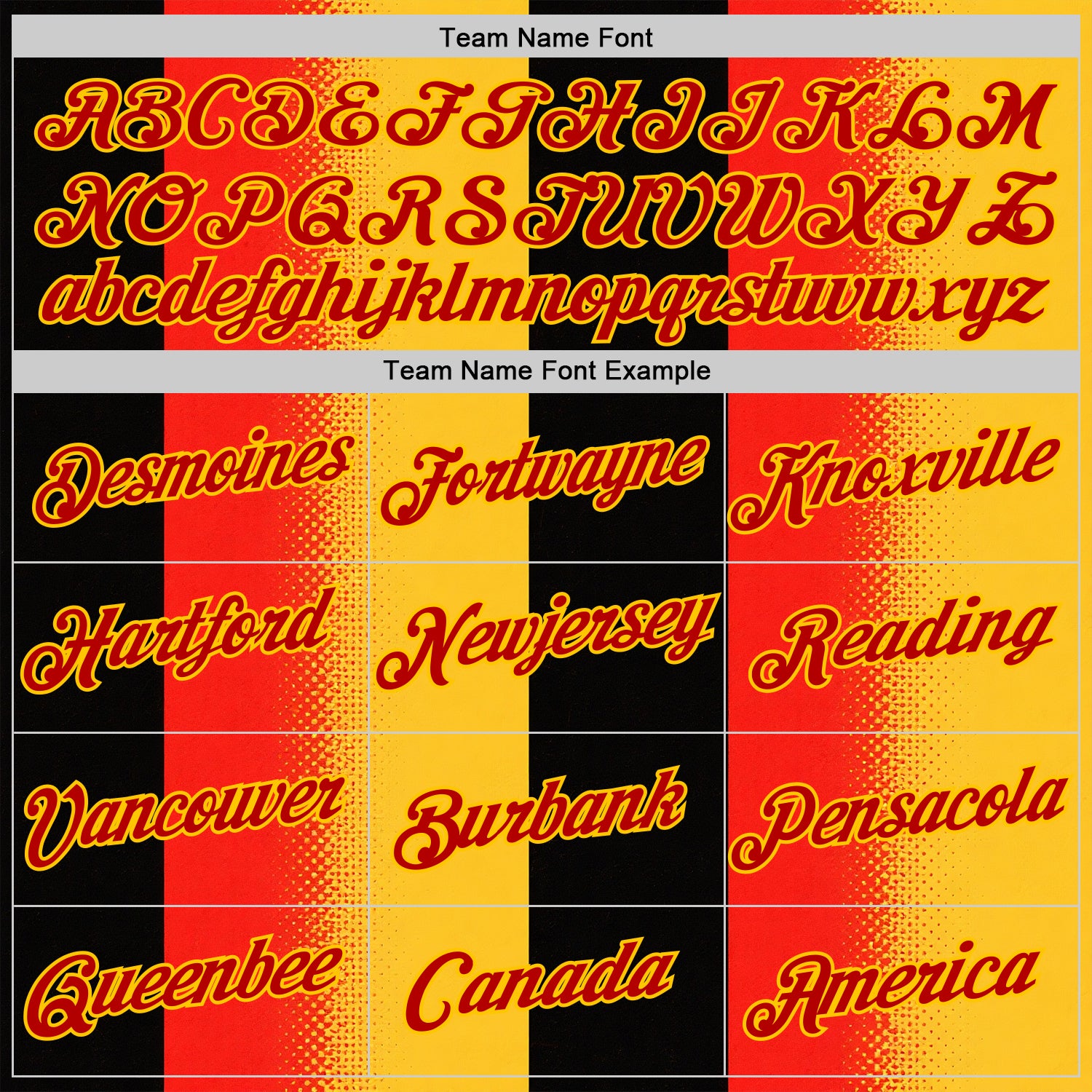 Custom Yellow Red-Black 3D Pattern Design Germany Sportswear Performance T-Shirt