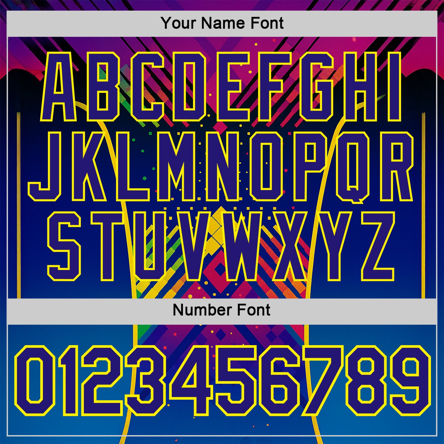 Custom Dark Purple Light Yellow-Red 3D Pattern Design Neon Chromatic Sportswear Performance T-Shirt