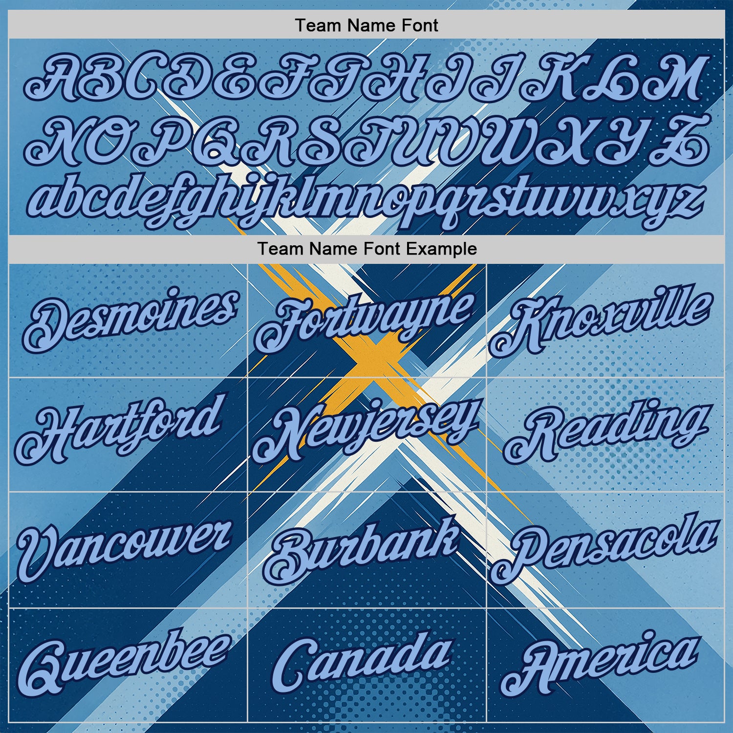 Custom Blue Light Blue-Navy 3D Pattern Design Geometric Shape Sportswear Performance T-Shirt