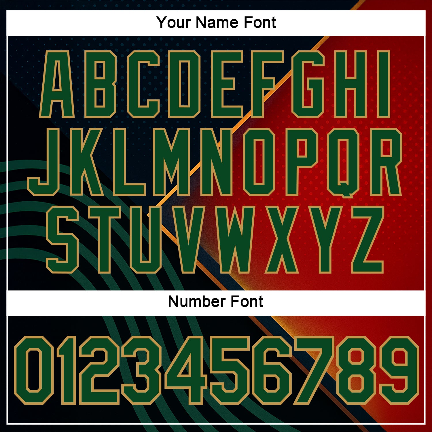 Custom Black Green Red-Old Gold 3D Pattern Design Germany Meixico Sportswear Performance T-Shirt