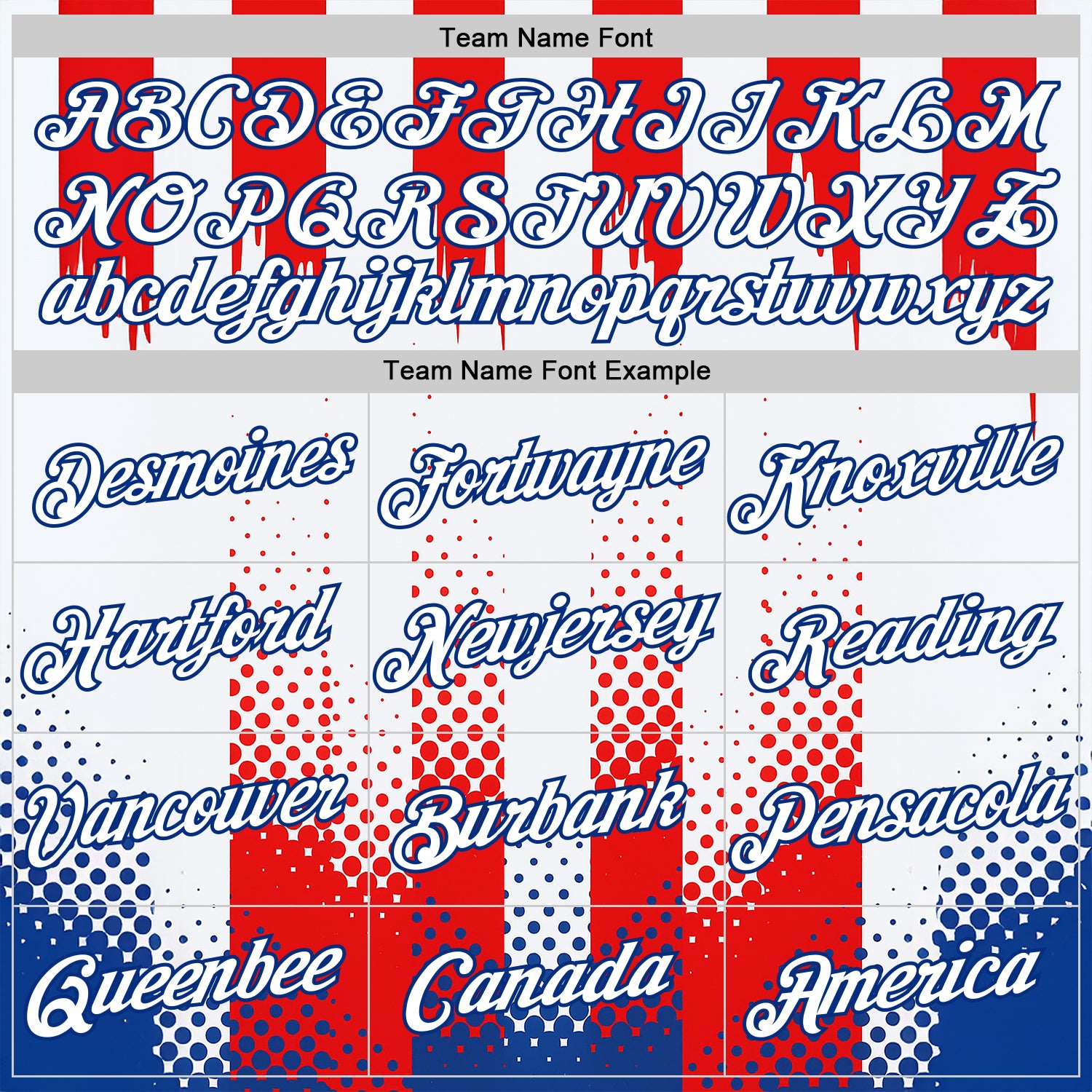 Custom White Red-Royal 3D Pattern Design USA Inspired America Sportswear Performance T-Shirt