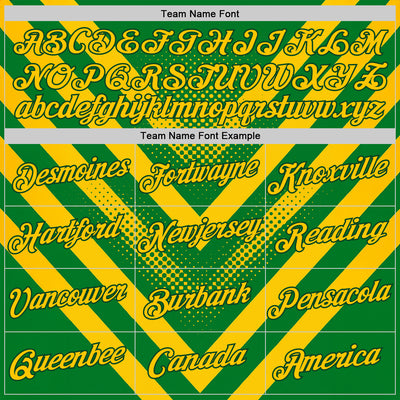 Custom Green Yellow 3D Pattern Design Brazil Africa Sportswear Performance T-Shirt