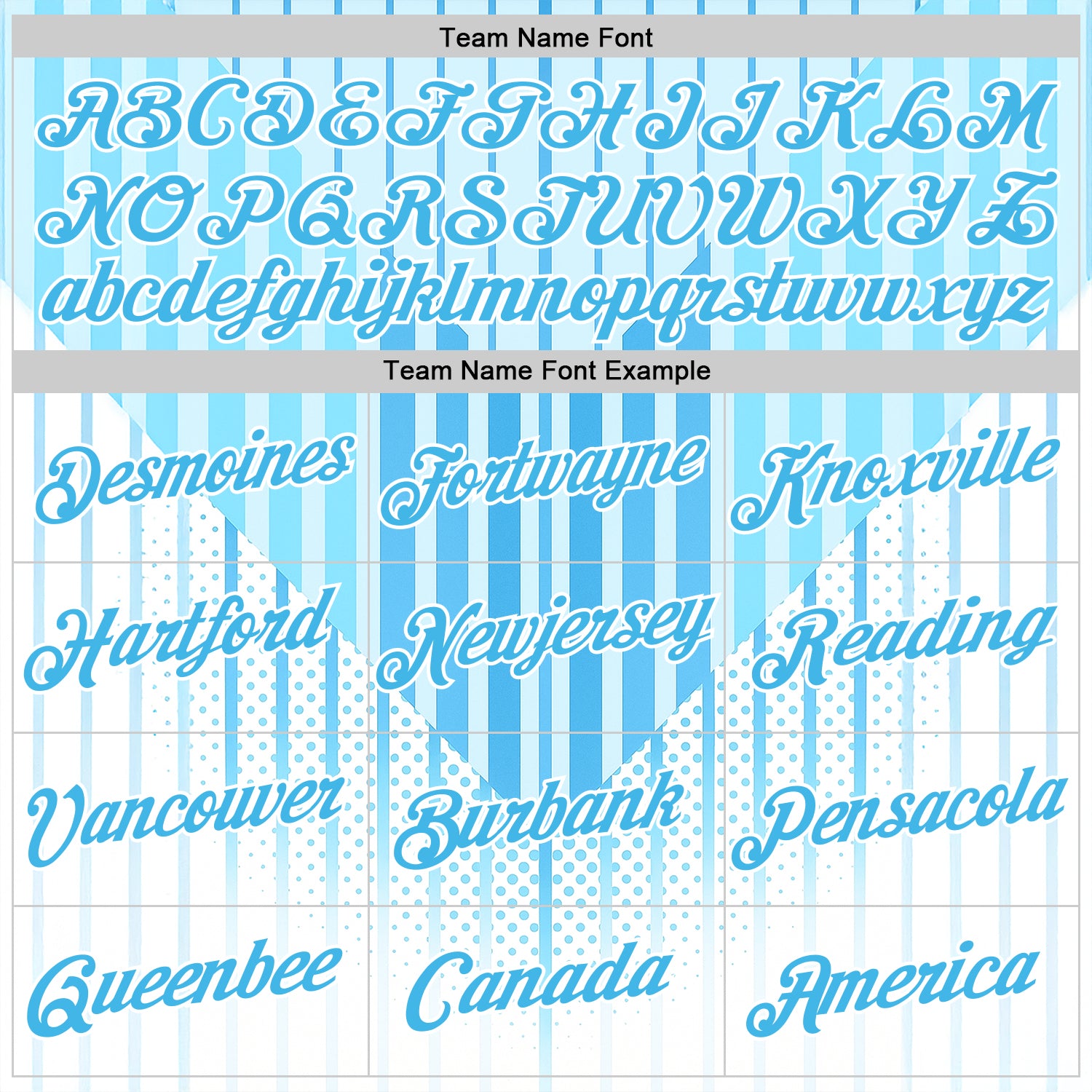 Custom Blue Sky Blue-White 3D Pattern Design Argentina Stripe Sportswear Performance T-Shirt