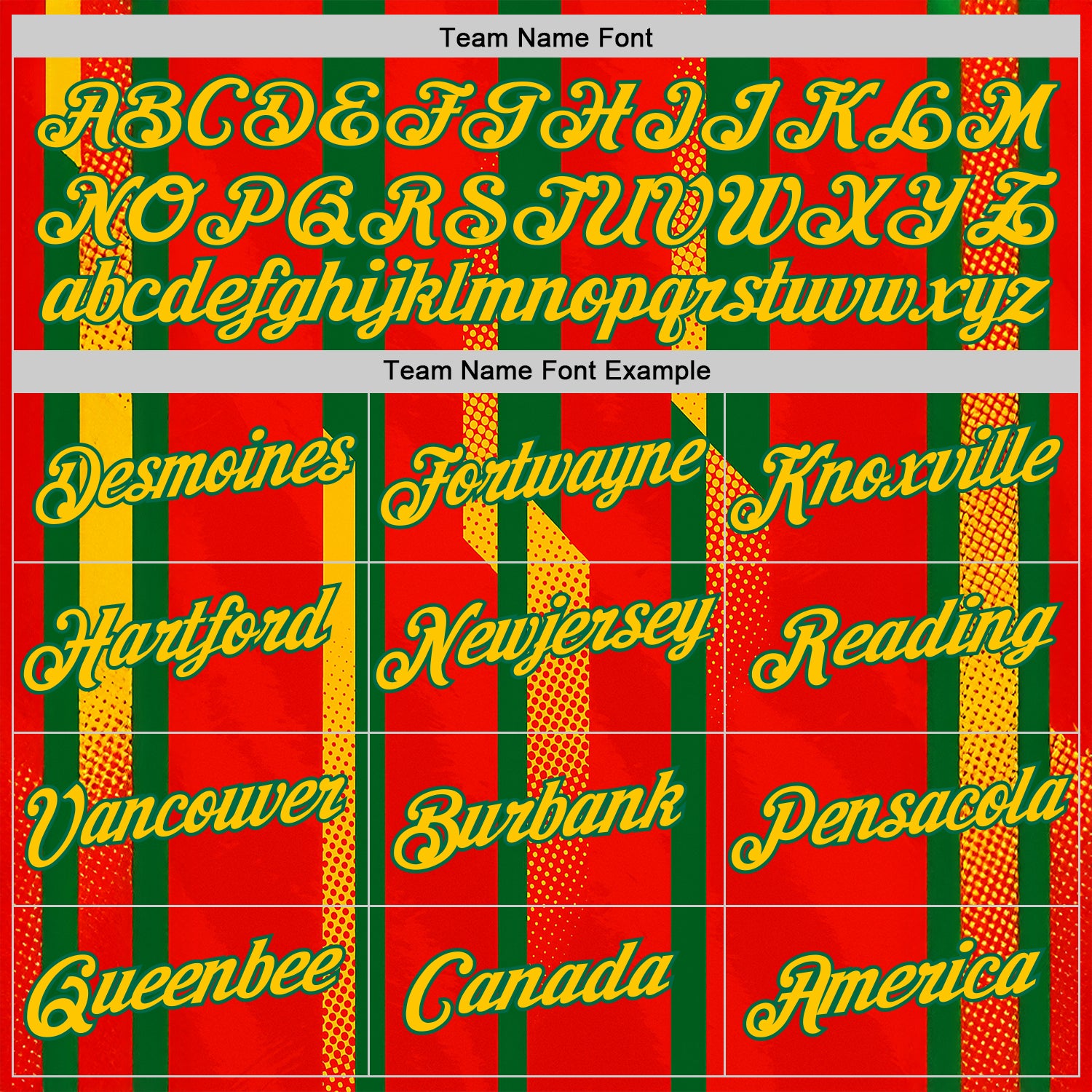 Custom Red Yellow-Kelly Green 3D Pattern Design Mexico Africa Sportswear Performance T-Shirt